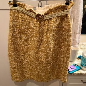 Anthro Painted Morning Skirt by Elevenses